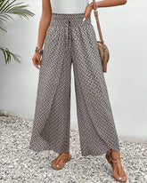 SUZY | Women's Pants with Geometric Print-1
